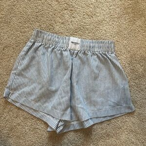 Princess Polly Blue High Waist Shorts